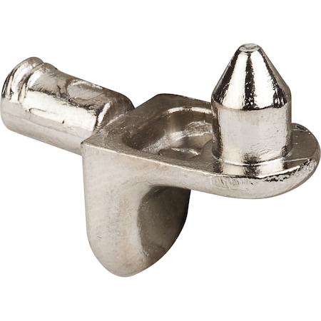 Hardware Resources 5 mm Zinc Die Cast Shelf Support with 5 mm Shelf Hold Pin (Earthquake Clip) 1545ZN